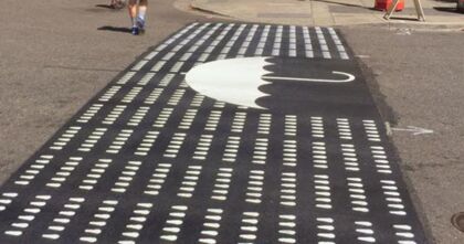 Portland estrena sus pasos de cebra artísticos