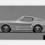 Ford Mustang Shorty 1964 Boceto 150x150