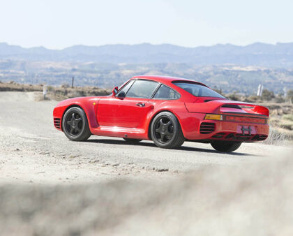 Porsche 959 Komfort, superdeportivo alemán a la americana