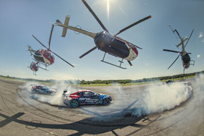 La última locura de Red Bull: Drifting en helicóptero