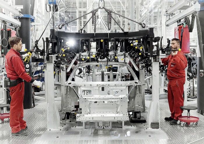 Audi R8 2015 fabricacion 3