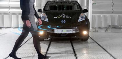 Proyecto eVADER, así avisarán a peatones los Nissan eléctricos