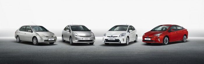 Toyota Prius 4 generaciones