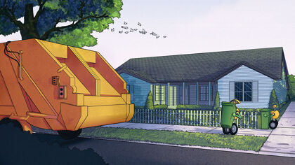 Volvo prepara robots autónomos para recoger la basura