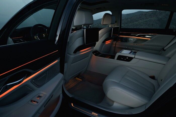 BMW Serie 7 iluminacion interior