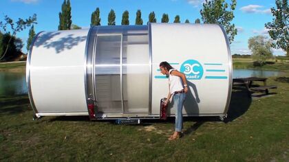 Beauer 3X, la caravana telescópica que triplica su tamaño