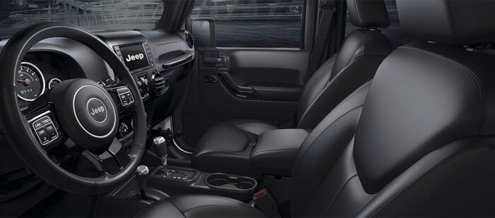 Jeep Wrangler Black Line 2015 interior 01