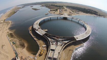 El increíble puente circular de Uruguay