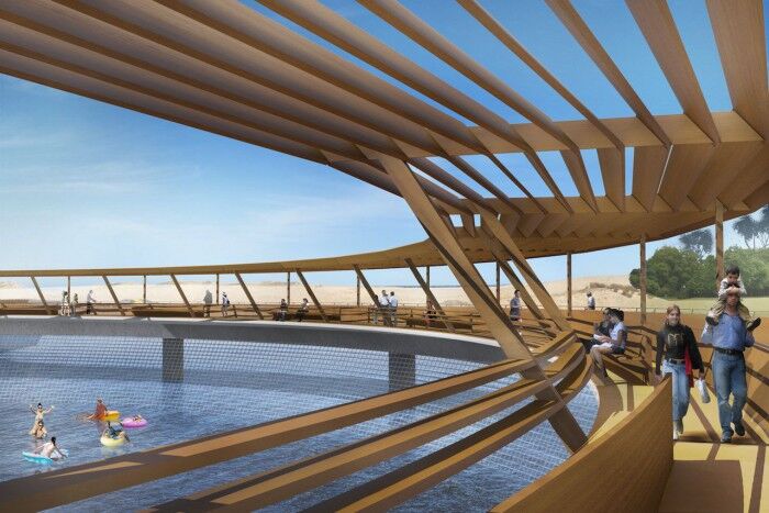 Puente circular uruguay Laguna Garzon 04