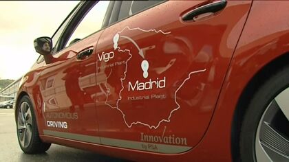 Así recorrió media España el coche autónomo de PSA