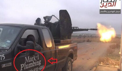 «Mi pick-up es ahora del ISIS (con mi nombre rotulado)»