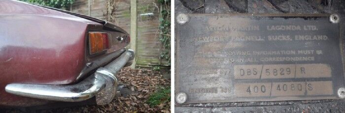 Aston Martin DBS abandonado 04