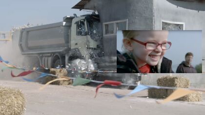 ¿Dejarías conducir un camión a una niña de 4 años? Volvo sí