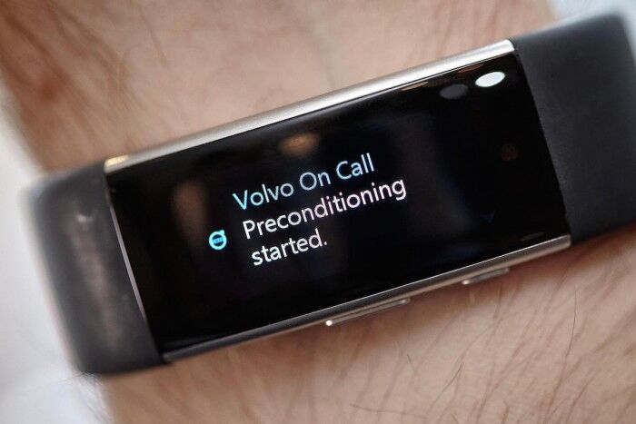 Microsoft band 2 volvo