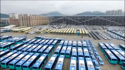 Así luce la flota de buses eléctricos más grande del mundo (como no) en China