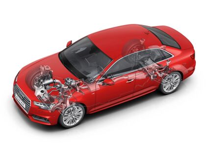 Así fue la dieta del Audi A4 para bajar peso