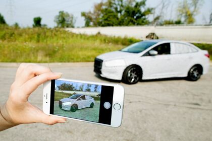 La ilusión óptica que camufla los coches de Ford