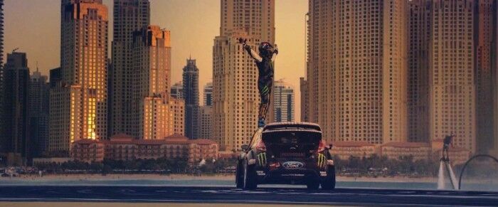 Ken Block Gymnkhana 8 Dubai 2016