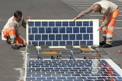 Francia cubrirá 1.000 km de carretera con placas solares