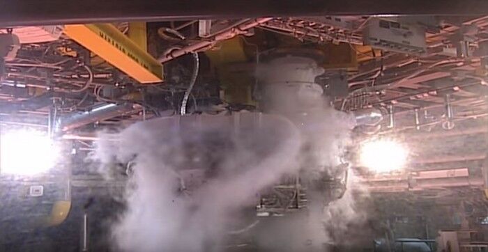 motor RS-25 2059 del cohete de la Nasa con destino Marte 02