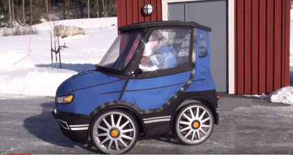 PodRide, la bicicleta más parecida a un coche que vas a ver