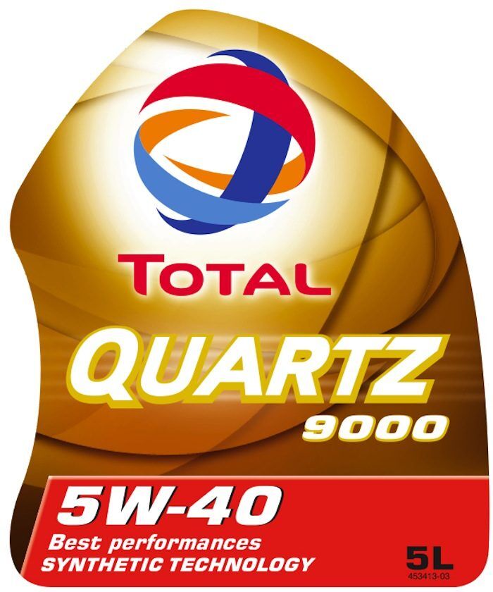 etiqueta delantera aceite coche