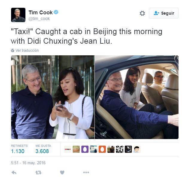 Apple y Didi Chuxing