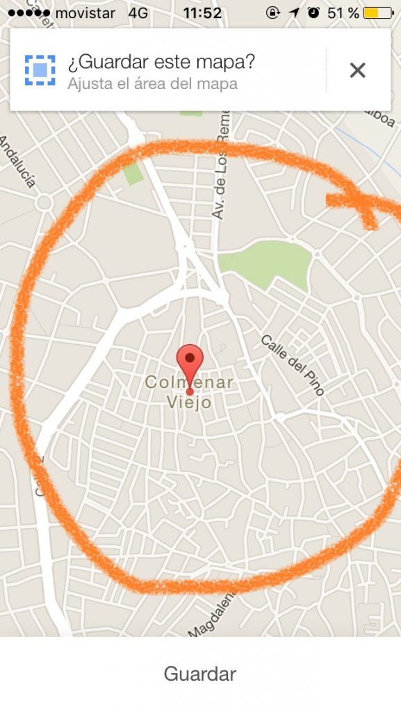 Google Maps sin conexión (4)