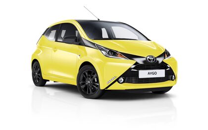 El Toyota Aygo x-cite se viste de amarillo