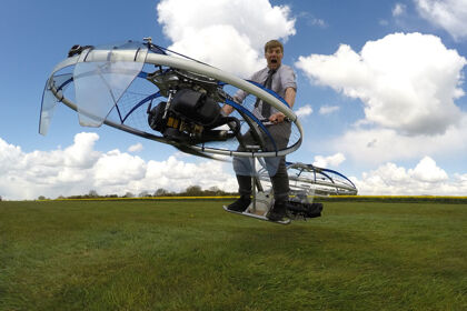 Hoverbike, la moto voladora casera que financia Ford