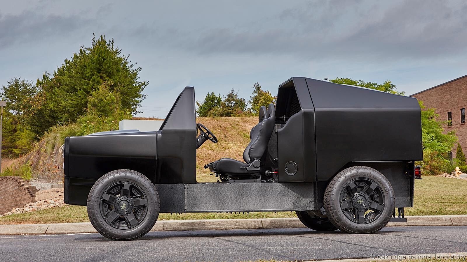 Coche construido con una impresora 3D