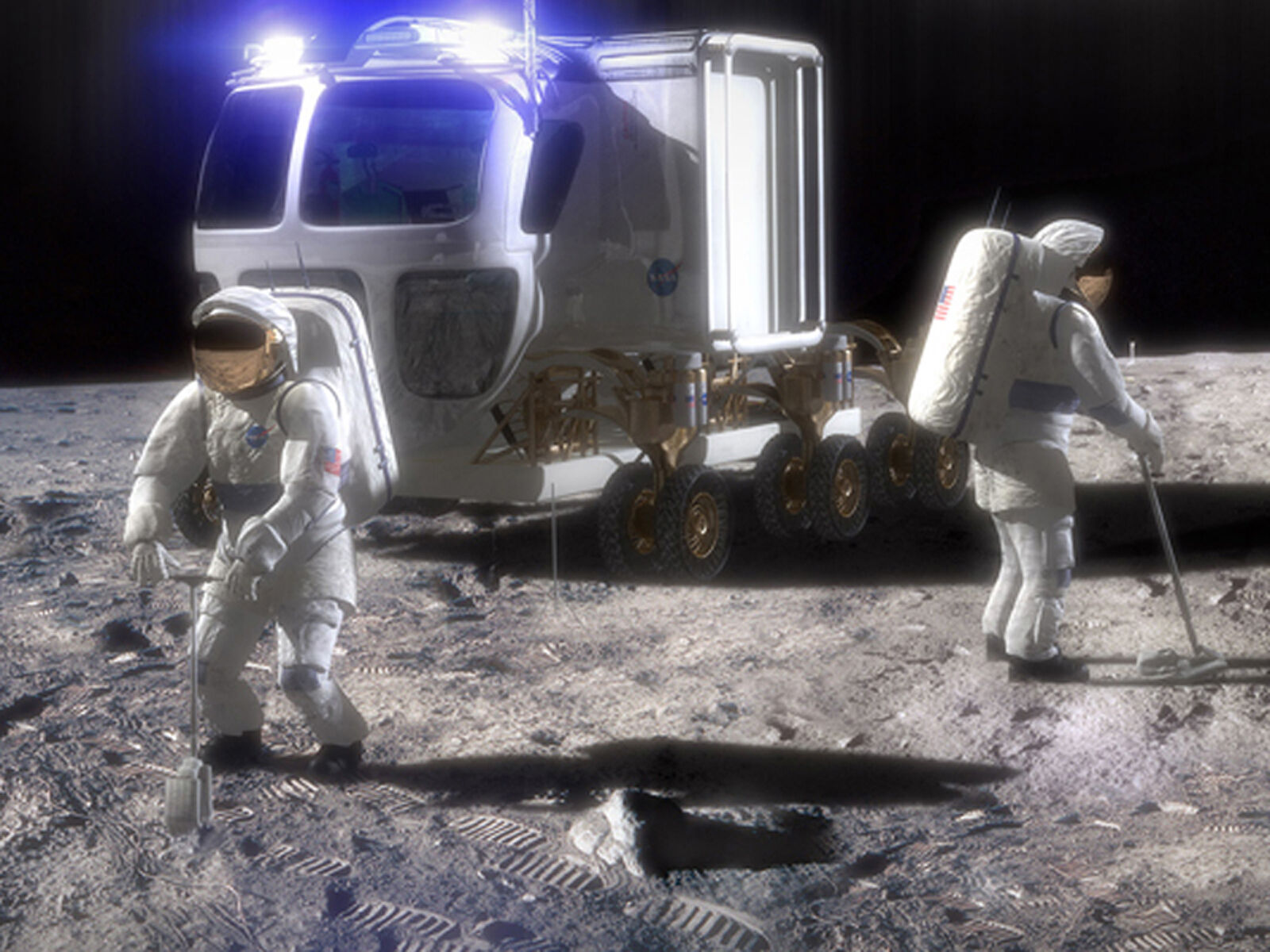 Coche presurizado para ir a Marte