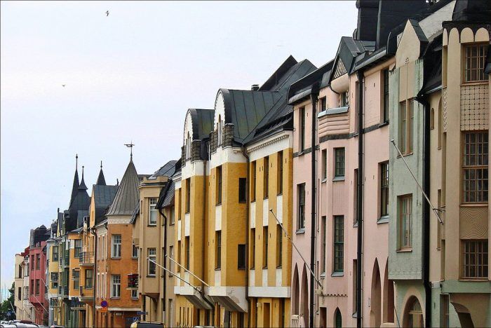 Helsinki calle Huvilakatu