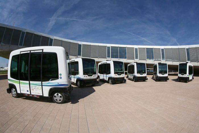 california buses autónomos