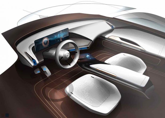 Mercedes Benz Generation EQ Concept 2016 Interior 16 700x499