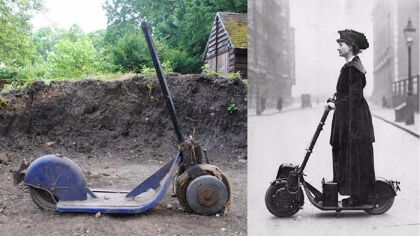 ¿Buscas patinete motorizado? Este tiene más de un siglo