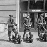 Carteros en una Autoped