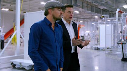 Leonardo DiCaprio y Elon Musk hablan sobre el calentamiento global