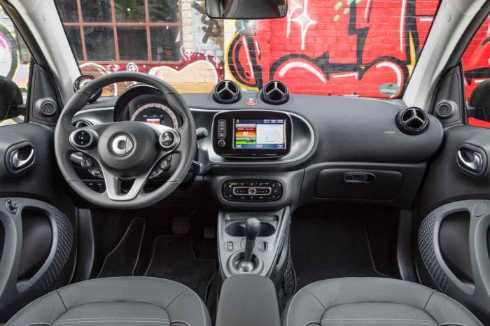 smart fortwo electric drive 2017 interior