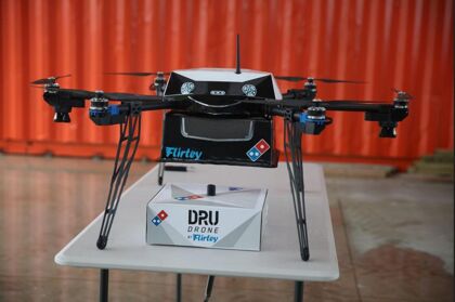 En Nueva Zelanda ya reparten pizzas con drones