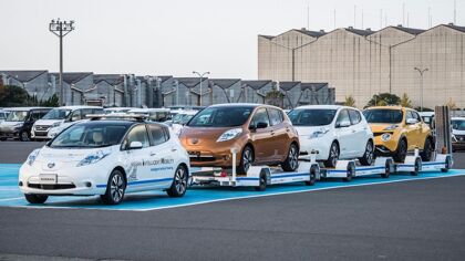 Un Nissan Leaf, el primer remolcador autónomo