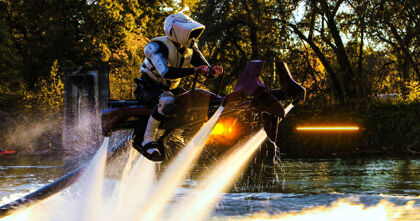 Estas Speeder Bike de Star Wars funcionan con agua