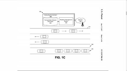 Amazon patenta una autopista para coches autónomos