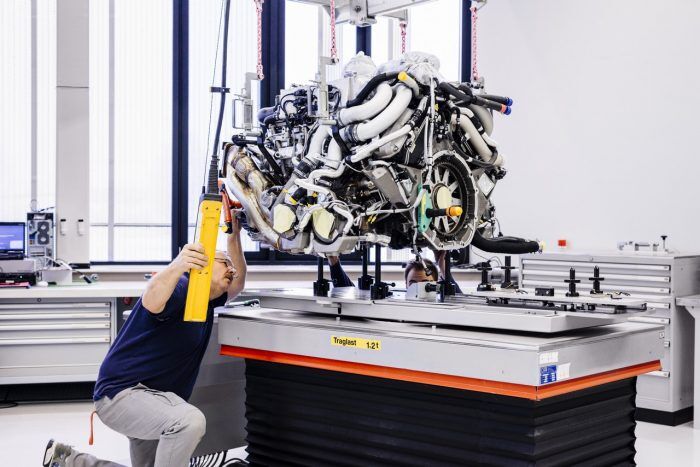 Bugatti Chiron producción