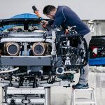 Bugatti Chiron producción