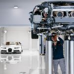 Bugatti Chiron producción