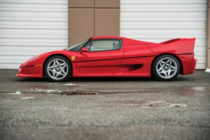 Este es el Ferrari F50 de Mike Tyson y busca nuevo dueño