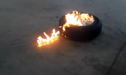 Sólo en caso de emergencia: cómo inflar las ruedas con fuego