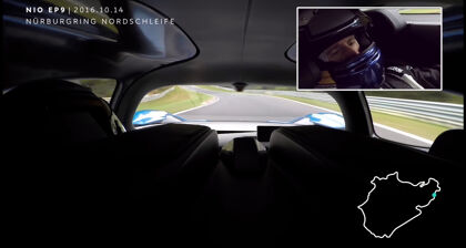 Así se convirtió el NIO EP9 en el eléctrico más rápido de Nurburgring