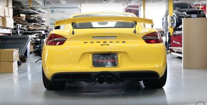 Así suena el Porsche Cayman GT4 con sistema de escape de competición